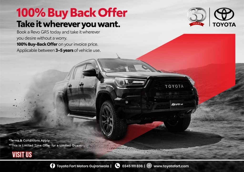 100 % Buy Back Offer